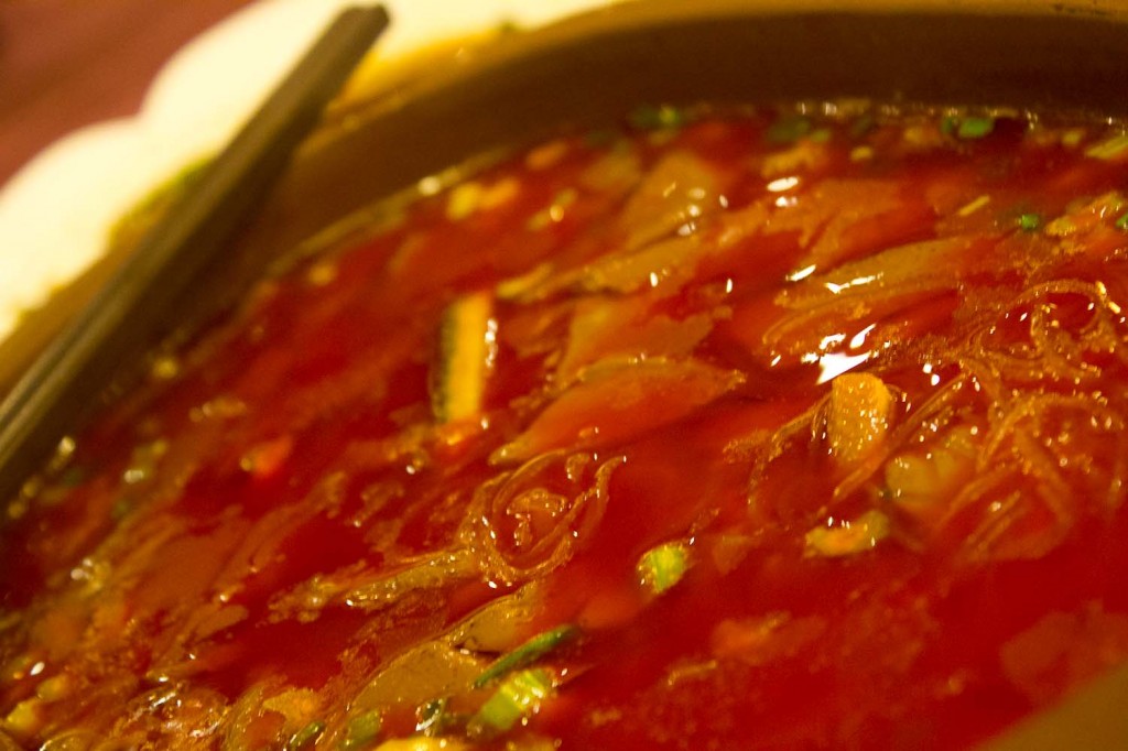 Sichuan eel hotpot