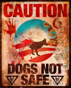 Caution: Dogs not Safe