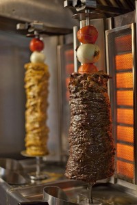 shawarma cooking