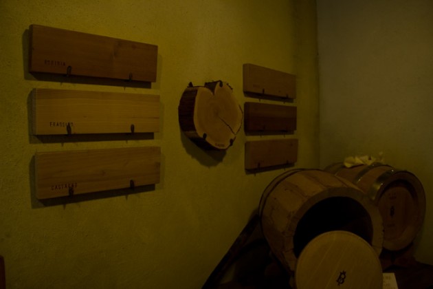 Wood and barrels used for ageing balsamic